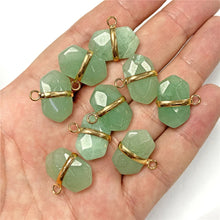 Load image into Gallery viewer, Healing Natural Crystal Stone Pendant Charm With Cutting Process For Jewelry Making Necklace Earring Accessories Handmade Bulk