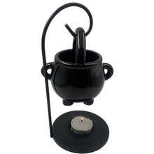 Load image into Gallery viewer, Hanging Cauldron Wax Burner Witch Caldron Pot Candle Holder Witchcraft Supplies Essential Oil Incense Aroma Diffuser Home Decor