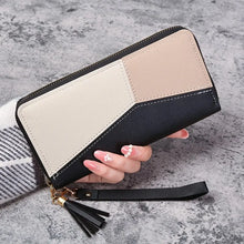 Load image into Gallery viewer, Fashion Zipper Wallets Womens Long Purses Handbags Coin Purse Cards Holder PU Leather Billfold Wallet