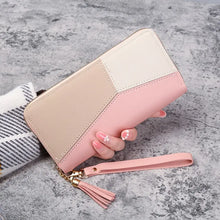 Load image into Gallery viewer, Fashion Zipper Wallets Womens Long Purses Handbags Coin Purse Cards Holder PU Leather Billfold Wallet