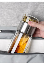 Load image into Gallery viewer, Double-Layer Glass Tea Infuser Bottle