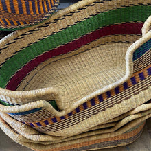 Load image into Gallery viewer, Handwoven Bolga Ghana Dog Bed - COLORS WILL VARY