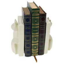 Load image into Gallery viewer, Soapstone Majestic Sitting Cat Bookends