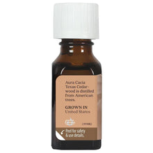 Load image into Gallery viewer, Aura Cacia Cedarwood, Texas .5 oz