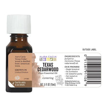 Load image into Gallery viewer, Aura Cacia Cedarwood, Texas .5 oz