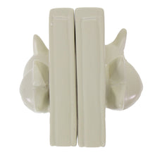 Load image into Gallery viewer, Soapstone Majestic Sitting Cat Bookends