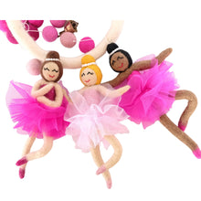 Load image into Gallery viewer, Pink Ballerina Felt Nursery Mobile
