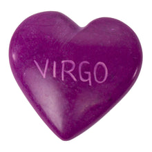 Load image into Gallery viewer, Zodiac Soapstone Hearts, Pack of 5: VIRGO
