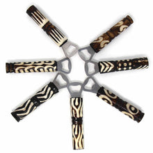 Load image into Gallery viewer, African Batik Bone Bottle Opener, Mixed Designs