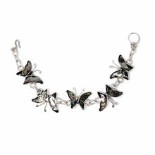 Load image into Gallery viewer, Bracelet, Abalone Butterflies