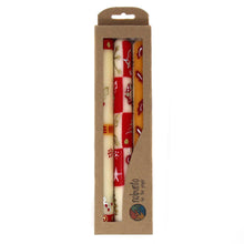 Load image into Gallery viewer, Tall Hand Painted Candles - Three in Box - Kimeta Design - Nobunto