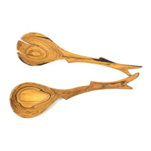 Load image into Gallery viewer, 10 Inch Twig Salad Servers