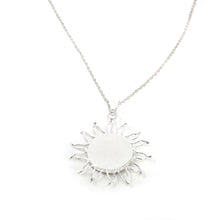 Load image into Gallery viewer, Sun and Moon Red Jasper Pendant with Chain