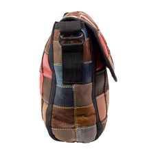 Load image into Gallery viewer, Leather Reclaimed Label Butler Bag