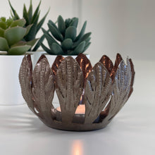 Load image into Gallery viewer, Decorative Drum Art Bowl or Votive, Mango Leaf