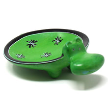 Load image into Gallery viewer, Soapstone Hippo Bowl, 5 inch - Green