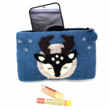 Load image into Gallery viewer, Hand Crafted Felt: Stag Pouch