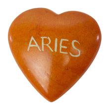 Load image into Gallery viewer, Zodiac Soapstone Hearts, Pack of 5: ARIES