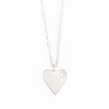 Load image into Gallery viewer, Silverpolished Heart Necklace
