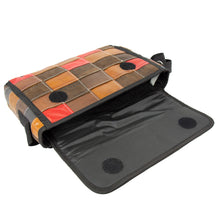 Load image into Gallery viewer, Leather Reclaimed Label Butler Bag