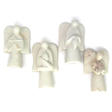 Load image into Gallery viewer, Angel Soapstone Sculpture Holding Heart