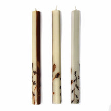 Load image into Gallery viewer, Tall Hand Painted Candles - Three in Box - Kiwanja Design - Nobunto