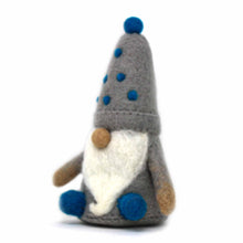Load image into Gallery viewer, Winter Blues Felt Gnomes Trio, Set of 3