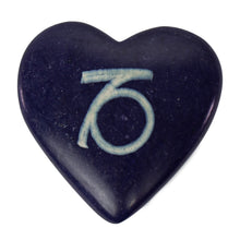 Load image into Gallery viewer, Zodiac Soapstone Hearts, Pack of 5: CAPRICORN