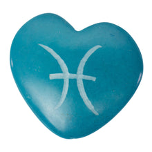 Load image into Gallery viewer, Zodiac Soapstone Hearts, Pack of 5: PISCES