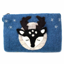Load image into Gallery viewer, Hand Crafted Felt: Stag Pouch