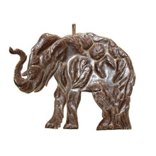 Load image into Gallery viewer, Hibiscus Elephant Haitian Metal Drum Art