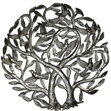 Load image into Gallery viewer, Double Tree of Life Metal Wall Art 24-inch Diameter - Croix des Bouquets
