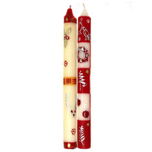 Load image into Gallery viewer, Tall Hand Painted Candles - Pair - Kimweta Design - Nobunto
