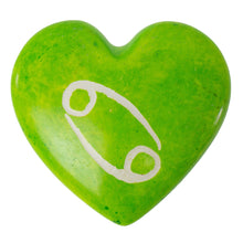 Load image into Gallery viewer, Zodiac Soapstone Hearts, Pack of 5: CANCER