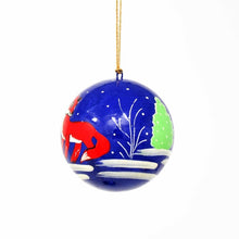 Load image into Gallery viewer, Handpainted Ornament Fox - Pack of 3