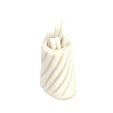 Load image into Gallery viewer, Hand-caved Cocktail Picks & Jar in Natural Bone