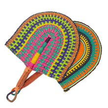 Load image into Gallery viewer, Handwoven Bolga Straw Fans from Ghana