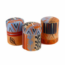Load image into Gallery viewer, Hand Painted Candles in Uzushi Design (box of three) - Nobunto