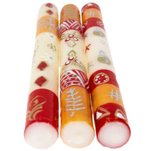 Load image into Gallery viewer, Tall Hand Painted Candles - Three in Box - Kimeta Design - Nobunto