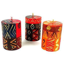 Load image into Gallery viewer, Set of Three Boxed Hand-Painted Candles - Bongazi Design - Nobunto