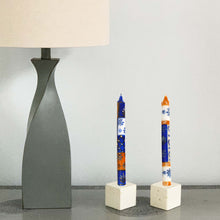 Load image into Gallery viewer, Tall Hand Painted Candles - Pair - Durra Design - Nobunto