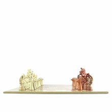 Load image into Gallery viewer, Hand Carved Soapstone Animal Chess Set - 15" Board - Smolart