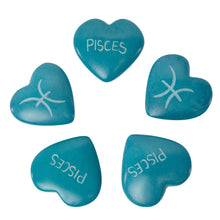 Load image into Gallery viewer, Zodiac Soapstone Hearts, Pack of 5: PISCES