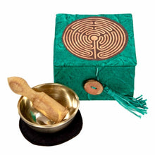 Load image into Gallery viewer, Mini Meditation Bowl Box: 2in Garden Labyrinth