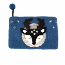 Load image into Gallery viewer, Hand Crafted Felt: Stag Pouch