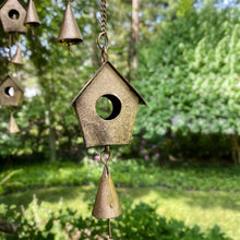 Load image into Gallery viewer, Handcrafted Bird Chime, Recycled Iron and Glass Beads