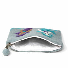 Load image into Gallery viewer, Hand Crafted Felt: Mermaid Pouch