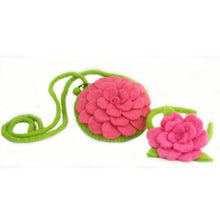 Load image into Gallery viewer, Rose Felt Purse Pink - Global Groove (P)