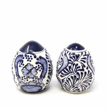 Load image into Gallery viewer, Encantada Handmade Pottery Spice Shakers, Blue Flower