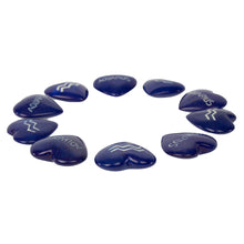 Load image into Gallery viewer, Zodiac Soapstone Hearts, Pack of 5: AQUARIUS